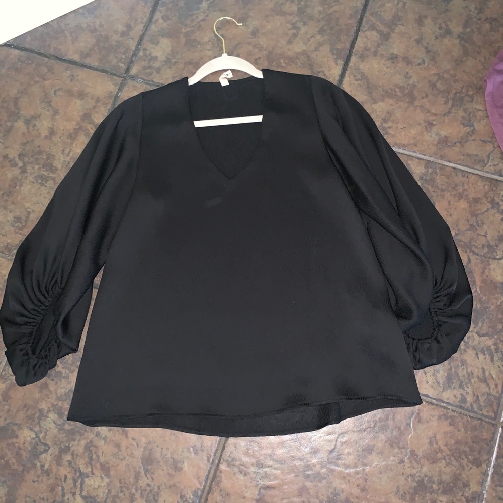 Black boutique silk EUC